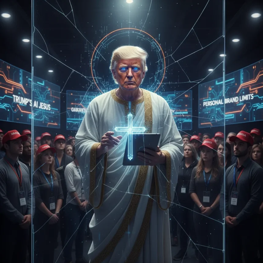 Trump's AI Jesus image tests limits of personal brand control