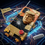 Trump Mobile T1 Design Flaws Pile Up With Each Update — AI-generated illustration