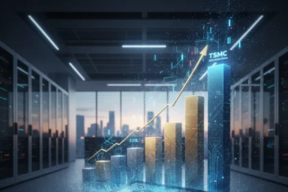 TSMC foundry dominance accelerates as rivals struggle to keep pace — AI-generated illustration