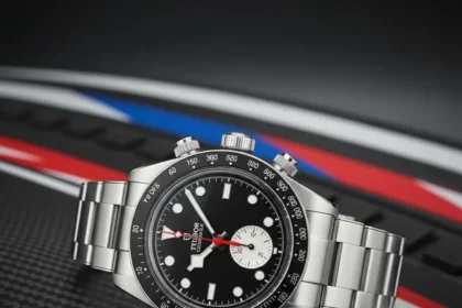 Tudor Black Bay Chrono F1 Watch Hits Pole Position — AI-generated illustration