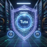 Tuta's quantum-resistant cloud storage beats Google and Microsoft — AI-generated illustration