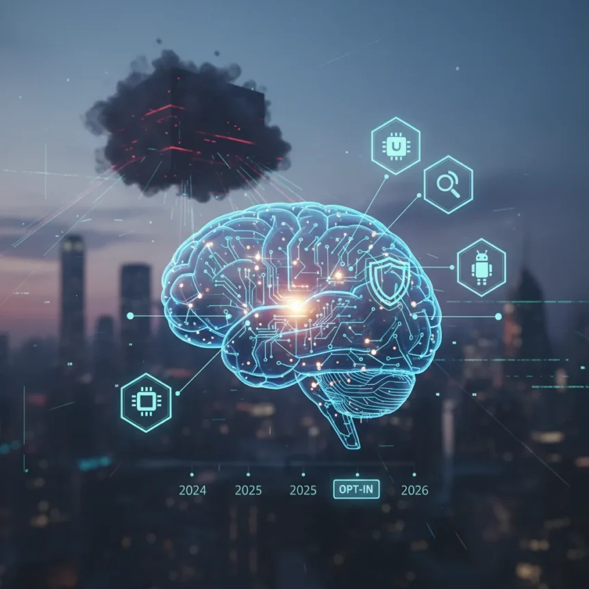 Ubuntu's AI roadmap prioritizes local inference over forced integration — AI-generated illustration