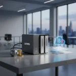 UGREEN NASync DH4300 Plus Backup Drive Beats iCloud's $120 Annual Tax — AI-generated illustration