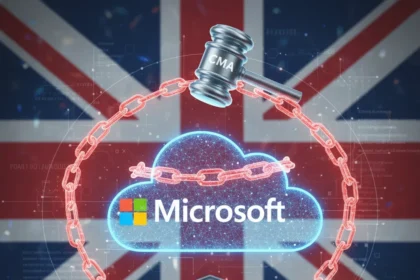 UK Regulator Launches Microsoft Business Software Probe — AI-generated illustration