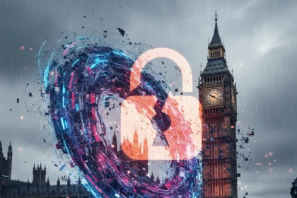 UK faces hacktivist attacks at scale with no ransom recovery option — AI-generated illustration