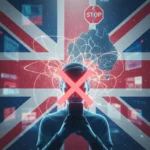 UK social media ban pilot tests what Australia's failed — AI-generated illustration
