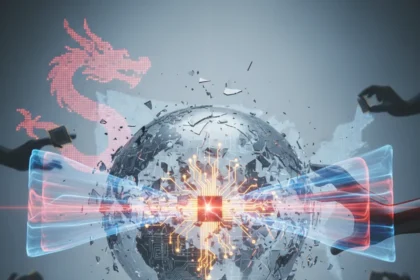 US AI chip export rules keep shifting, damaging global markets — AI-generated illustration