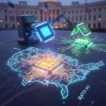 US Lawmakers Soften Chinese Chipmaker Restrictions — AI-generated illustration