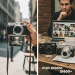 Why cheap used cameras beat TikTok's obsession with the Fuji X100VI — AI-generated illustration