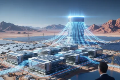 Utah's 9 Gigawatt AI Data Center Reshapes U.S — AI-generated illustration