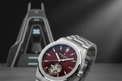 Vacheron Constantin Overseas Tourbillon redefines titanium luxury — AI-generated illustration