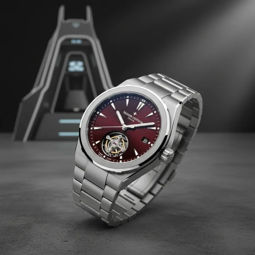 Vacheron Constantin Overseas Tourbillon redefines titanium luxury — AI-generated illustration