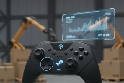 Valve's new Steam Controller launch imminent, shipping records reveal — AI-generated illustration