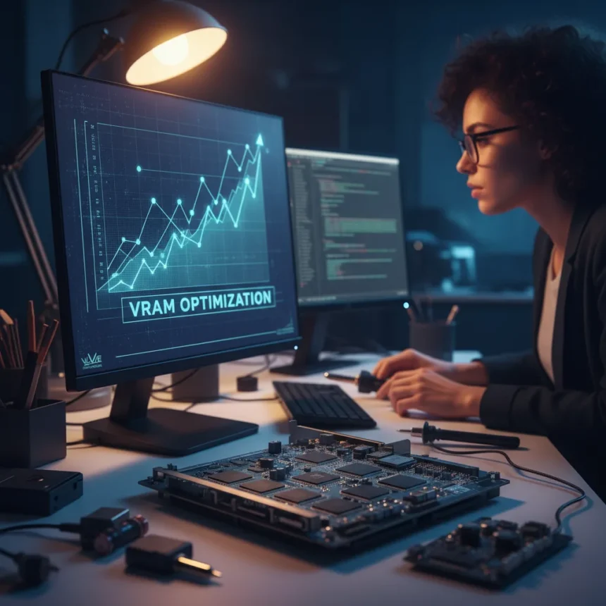 Valve's VRAM optimization work shows promise for GPU memory constraints — AI-generated illustration