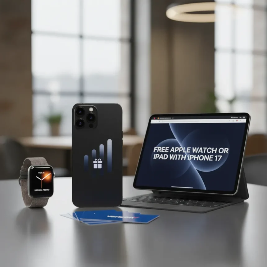 Verizon's iPhone 17 Bundle Deal: Free Apple Watch and iPad Explained — AI-generated illustration