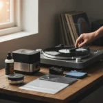 Stop Hoarding Vinyl—Buy These Accessories Instead — AI-generated illustration