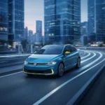 Volkswagen ID — AI-generated illustration