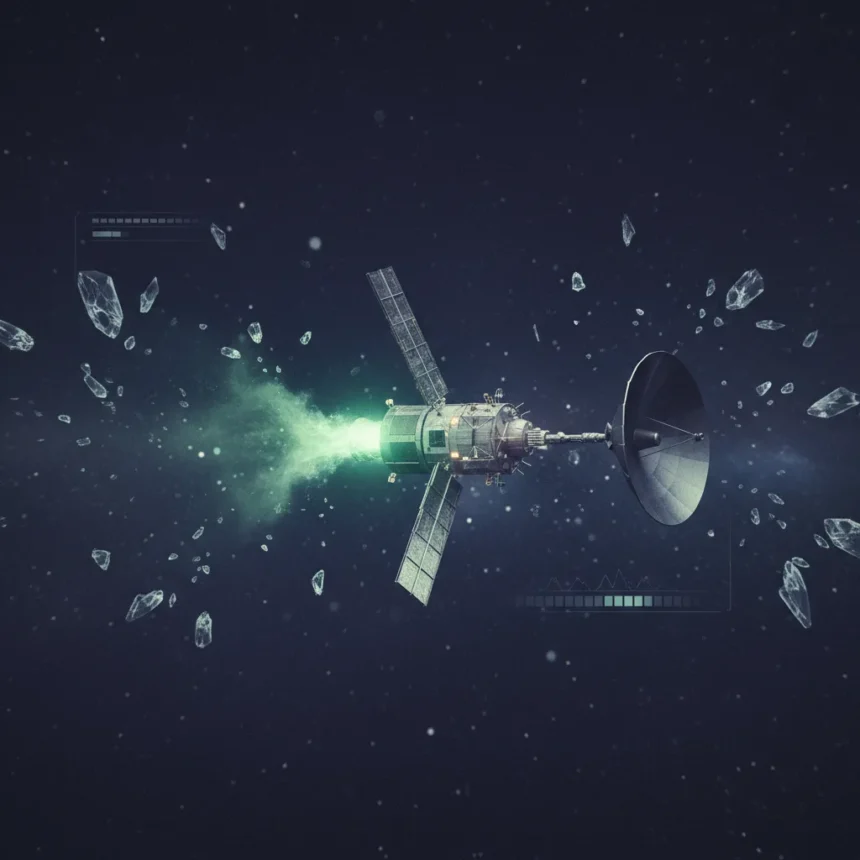 Voyager 1 power crisis forces emergency shutdown as nuclear fuel dies — AI-generated illustration