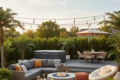 Walmart backyard retreat finds deliver style at half price — AI-generated illustration