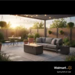 Walmart patio and garden deals offer up to 50% off this spring — AI-generated illustration