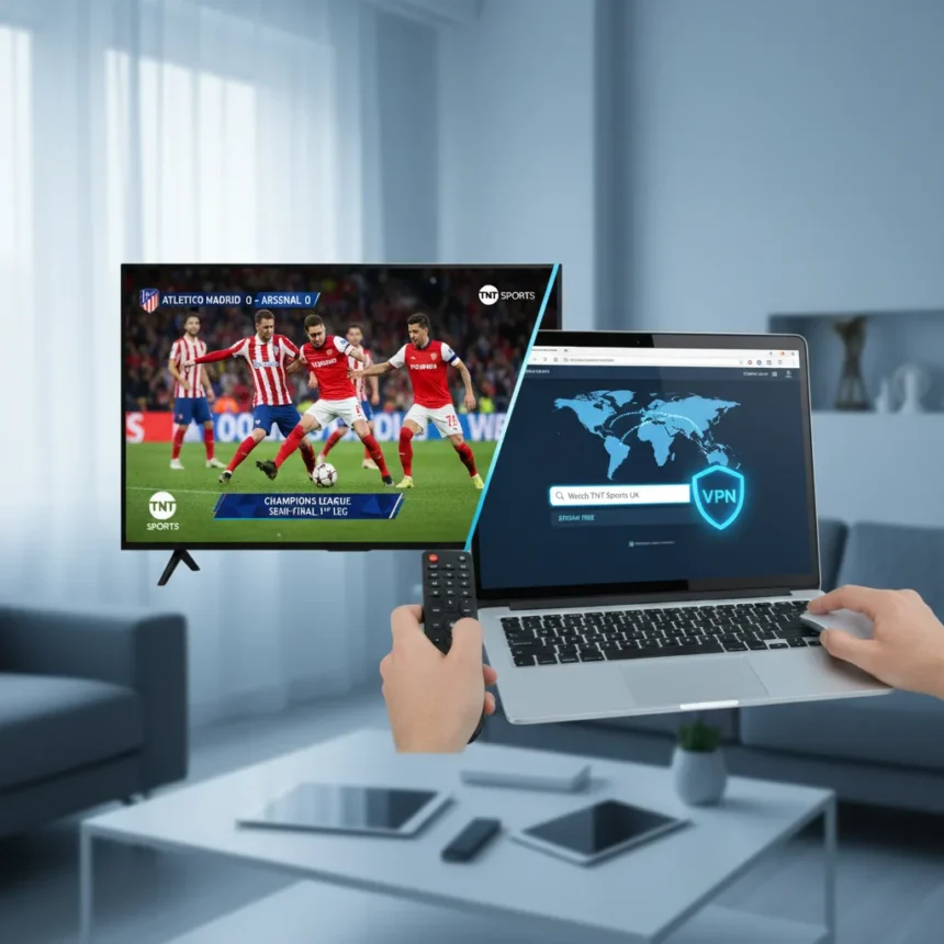 How to watch Atletico Madrid vs Arsenal Champions League semi-final free — AI-generated illustration