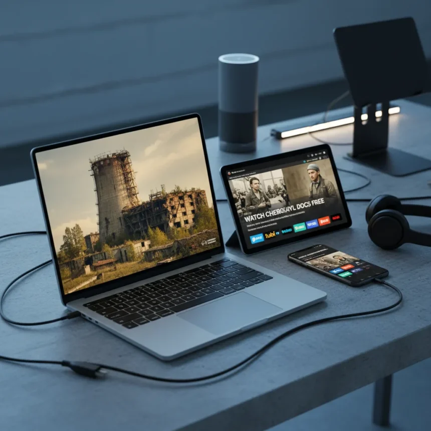 Watch Chernobyl documentaries free online right now — AI-generated illustration