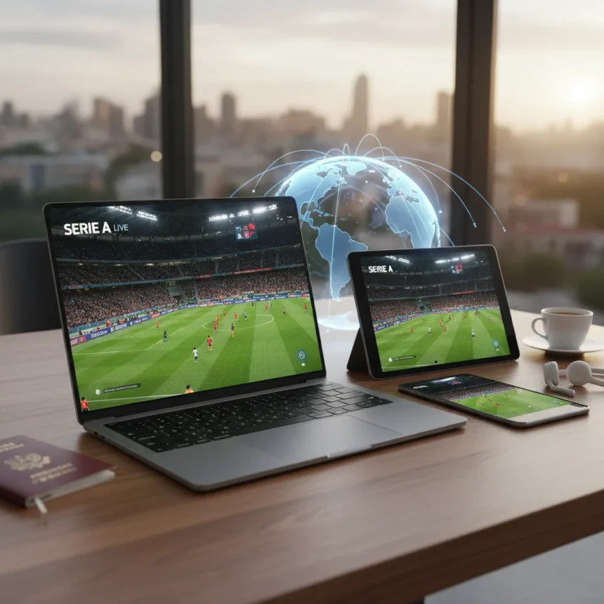 How to watch Italian Serie A from anywhere online — AI-generated illustration