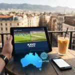 Watch Kayo Sports Outside Australia: VPN Guide — AI-generated illustration