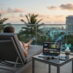 Watching Stan Sport outside Australia requires a VPN—here's how — AI-generated illustration