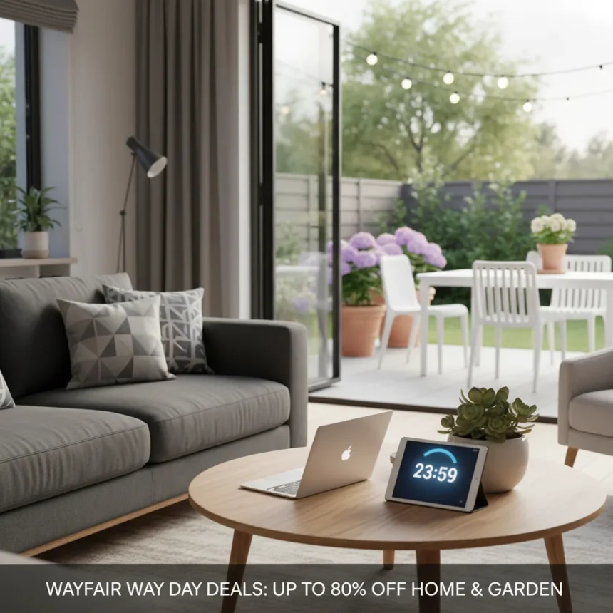 Wayfair Way Day Deals: Up to 80% Off Home and Garden — AI-generated illustration