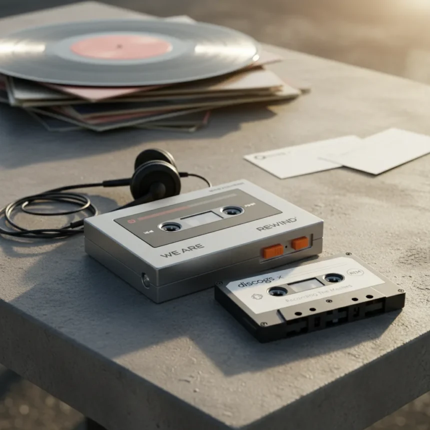 We Are Rewind Cassette Player Revives Mixtape Culture — AI-generated illustration
