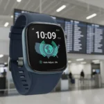 Wear OS 6.1 Finally Fixes the Time Zone Problem — AI-generated illustration