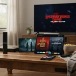 This weekend's streaming drops span Stranger Things spin-offs and indie dramas — AI-generated illustration