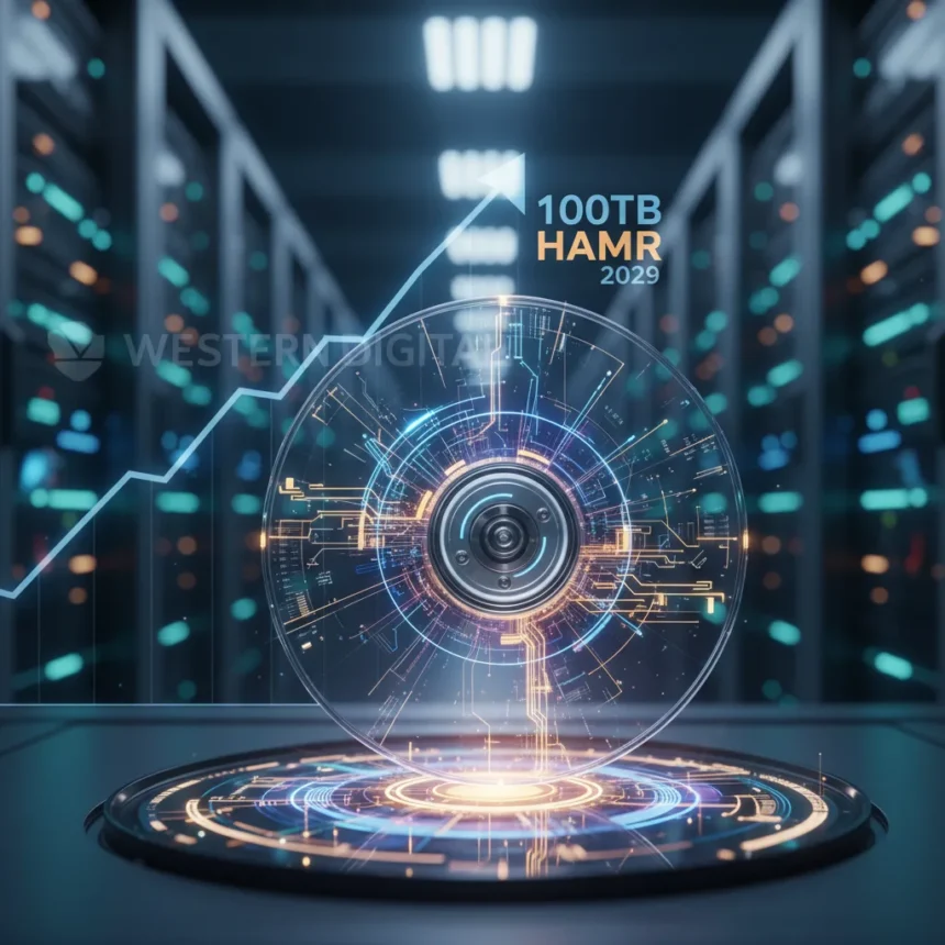 Western Digital's 100TB HAMR roadmap signals physics-driven shift by 2029