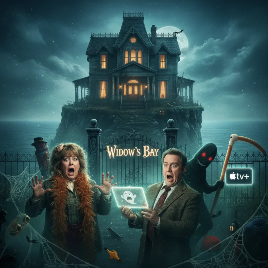 Widow's Bay on Apple TV+ Delivers Laughs But Fumbles the Frights — AI-generated illustration