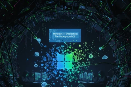 Windows 11 debloating is bigger than Microsoft wants to admit — AI-generated illustration