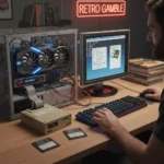 Windows 3.1X on RTX 5060 Ti: Foone's Retro Gamble Pays Off — AI-generated illustration