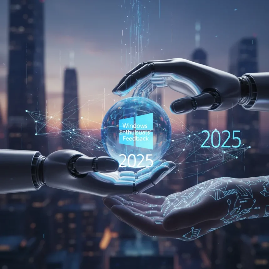 Windows enthusiasts finally get Microsoft's attention in 2025 — AI-generated illustration