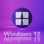 a purple and purple background with the words windows 12