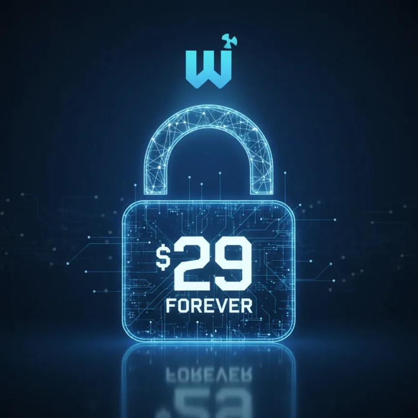 Windscribe VPN deal locks in $29 yearly price forever — AI-generated illustration