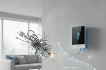 Wiser 2nd Gen smart home heating cuts energy use without the hassle — AI-generated illustration