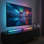 WiZ Gradient Light Bars beat Philips Hue on price and simplicity — AI-generated illustration