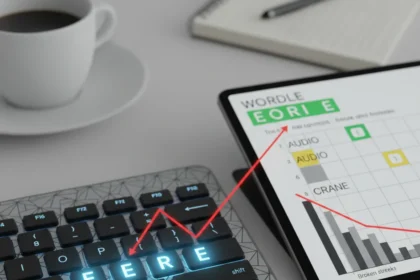 Wordle April 27 puzzle EERIE breaks streaks with triple-E trap — AI-generated illustration