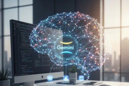 Workspace Intelligence marks Google's shift to agentic AI era — AI-generated illustration