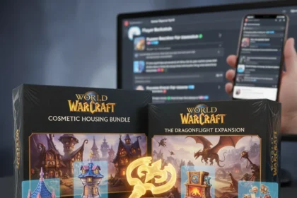 World of Warcraft housing cosmetics cost as much as an expansion — AI-generated illustration