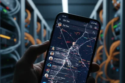 X outage April 2 continues pattern of monthly service disruptions — AI-generated illustration