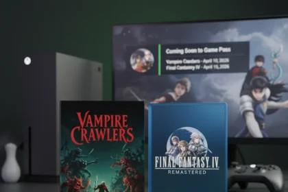 Xbox Game Pass April 2026: Vampire Survivors spin-off arrives — AI-generated illustration