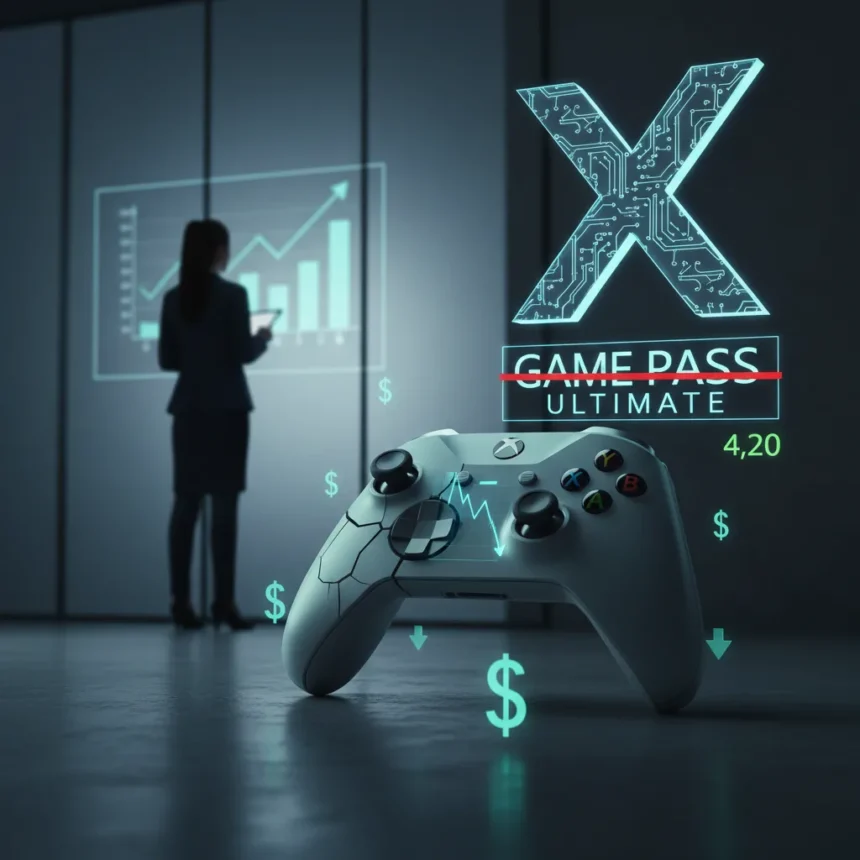 Xbox Game Pass price drop signals Microsoft's subscription reset — AI-generated illustration