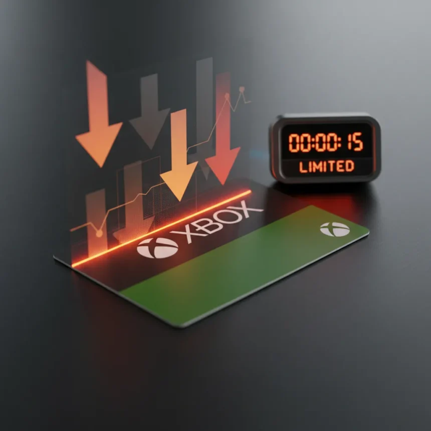 Xbox gift card discount drops to $83.50 — deal ends soon — AI-generated illustration