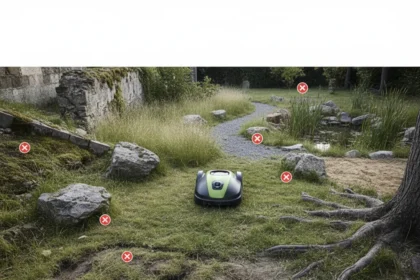 7 Signs Your Yard Isn't Suitable for a Robot Lawnmower — AI-generated illustration